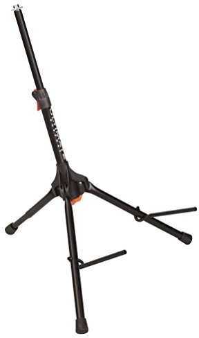 Ultimate Support Amplifier Stand, Black, 3.19 lbs, 4.15 x 16 x 3.7 inches, Synthetic, 75 lbs Capacity, 3 Tilt Angles, Foldable, Assembly Required