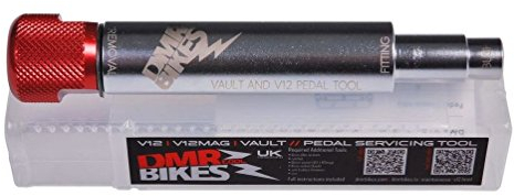 DMR Vault V12 Pedal Werkzeug Silber/rot