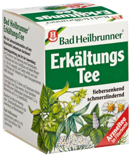 Bad Heilbrunner Erk?ltungs Tee im Filterbeutel, 4er Pack (4 x 8 Filterbeutel)