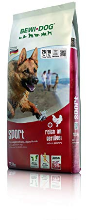 BEWI DOG Sport [12,5 kg] Hundefutter | Trockenfutter für sportliche & aktive Hunde | ohne Weizen & Soja | für erwachsene Hunde aller Rassen