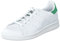 adidas Mixte Stan Smith J Baskets, Footwear White/Footwear White/Green, 38 EU