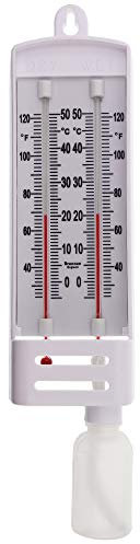 Brannan Masons Hygrometer Wet And Dry Bulb Humidity Meter - C And F