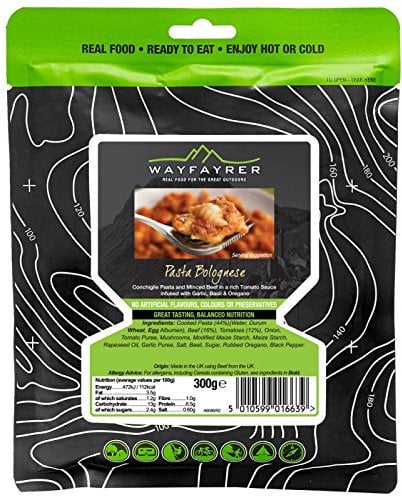 Wayfayrer Ration Packs - 6 Pack - 300g - Wayfarer Meals - Expedition, Hiking, Survival & Camping Food - Emergency Food Rations Long Life for 3 Years - Official DOFE Food - Boil in The Bag Meals