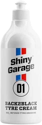 Shiny Garage Reifenpflege Auto “Back2Black” 500 ml - Reifenglanz - Motorrad und Auto Zubehör für Reifen Glanz - Wirksam Autoreifen Cleaning