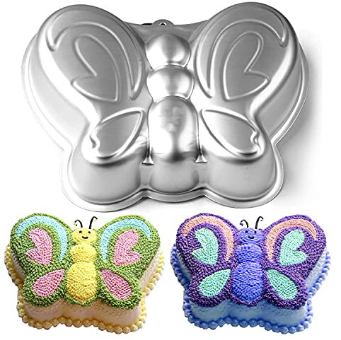 25,4 cm große Schmetterlings-Kuchenform, 3D-Antihaftbeschichtung, Kuchenform, Aluminium-Legierung, Kuchendekorationsform, Backwerkzeug