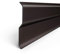 Aluminiumblech Wandanschlussleiste Wandanschlussschiene 1 Meter Farbe DUNKEL BRAUN
