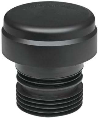 McAlpine VP100E Ventapipe 100 Black - Dual-fit Rubber Finger Seal Outlet for 4 (110mm) Pipes.