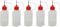 Wizard Vapes 5 x Empty Plastic Squeezable Liquid Dropper Filling Bottles E-Juice Needle Tip LDPE (30ml)