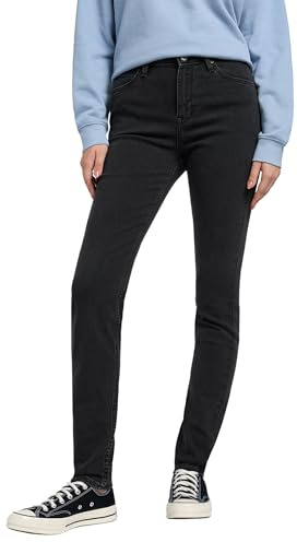 LEE - Jeans Damen - High Waist Skinny Fit - Scarlett High - Schwarz Rinse