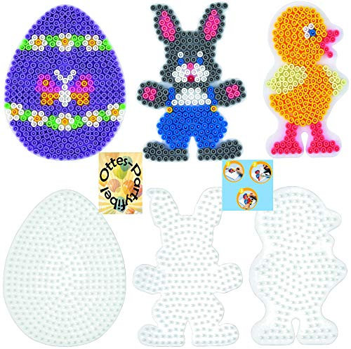 HAMA Stiftplatten-Set midi Ostern Osterei + Küken + Häschen #3