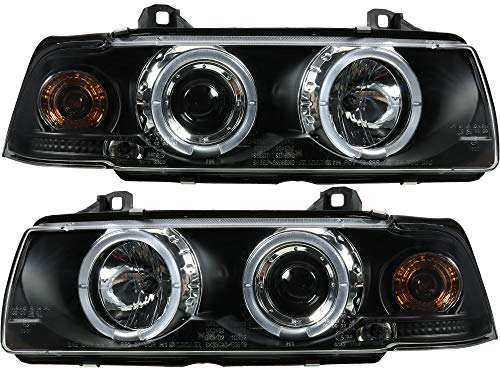 Scheinwerfer Set Angel Eyes 3er E36 Bj. 90-99 Coupe Cabrio