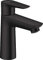 hansgrohe Wasserhahn Talis E CoolStart (Armatur mit Auslauf Höhe 110mm), Einhebel-Waschtischmischer ohne Ablaufgarnitur, Mattschwarz
