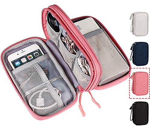 Elektronischer Organizer, Reisekabel-Zubehörtasche, elektronische Organizer-Tasche, wasserdicht, elektronisches Zubehör, Organizer-Tasche für Powerbank, Ladekabel, USB-Kabel, Kopfhörer-Flash-Laufwerk