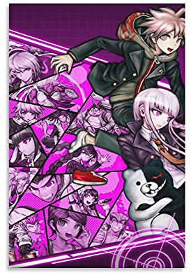 GNKIO Anime Danganronpa Triggers Happy Chaos Poster Leinwand Kunst Poster und Wand Kunst Bild Druck Moderne Familie Schlafzimmer Dekor Poster 12x18inch(30x45cm)