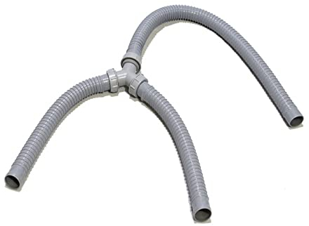 Desague Lavadora Doble fregadero Drenaje de tres vías Manguera de la manguera Y Alcantarillado Manguera de drenaje for lavadora Fregadero de cocina Tubo Tubo Accesorios de baño Tubo Desague De Lavavaj