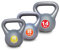 UK Fitness home gym kettlebell set weights 2kg 4kg 6kg 8kg 10kg 12kg 14kg kettle bells exercise equipment for home use (4-8-14kg)
