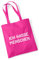 Huuraa Jutetasche Ich hasse Menschen Geschenk 10 Liter Fuchsia Baumwolle Ich hasse Menschen Aufmerksamkeit