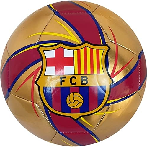 Offizieller Barcelona Fußball, Fußball, Blaugrana, Rotgold, Blau, Größe für Erwachsene und Kinder (Größe 5 - Groß)