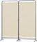 Angel Living Paravent 2 Teilig Klappbar Raumteiler Freistehend Sichtschutzwand Raumteiler Stellwand Trennwand Sichtschutz für Büros, Balkon,Schlafzimmer,Außengarten, 162cm x 180cm Beige