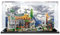 Funshake Acryl Vitrine Kompatibel Mit Lego 10316 Icons Der Herr der Ringe: Bruchtal, Schaukasten Showcase Staubdichte Display Case für Lego 10316 - Nicht Enthalten Modellbausatz (Mit Hintergrund)