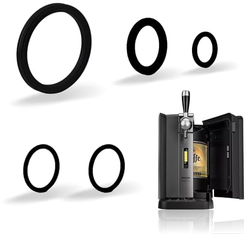 O-Ringe für PERFECTDRAFT (set 5) HD3720 HD3620 HD3610 HD3600 Ersatz Bierzapfanlage