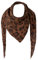 FASHION YOU WANT XXL Tuch 23 Farben Farbwahl Halstuch Musselintuch Musselin Damen Damenhalstuch Dreieckstuch Schal Herren Männer Frauen Herrenhalstuch Dreieckig leicht (einlagig)) (Leo braun)