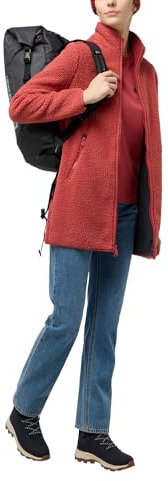 Jack Wolfskin Damen High Curl Coat W, Red Coral, M EU