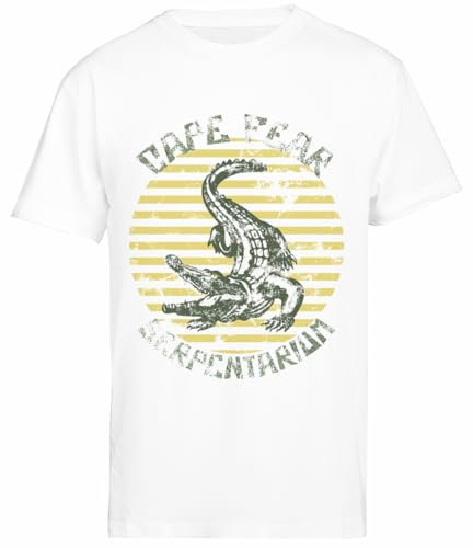 Cape Fear Serpentarium Weißes Herren-T-Shirt Mit Kurzen Ärmeln