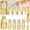 Begpoee 10 Pezzi 1/4 BSP Accoppiamento Rapido, Attacchi Connettore Rapidi Europei, Raccordo Giunti Tubo Aria, Connettori Linea Aria, 1/4BSP Raccordi Aria Compressa, Raccordi Rapidi Aria Compressa