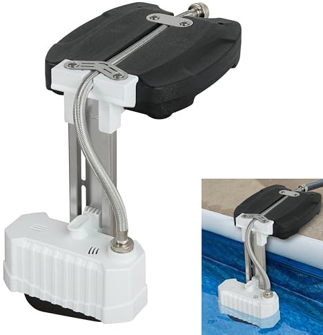 Nivelador automático de Agua de Piscina de diseño Patentado, un Nuevo Relleno automático de nivelador de Piscina, Mantiene automáticamente el Agua de la Piscina Siempre al Nivel Deseado, Incluye una