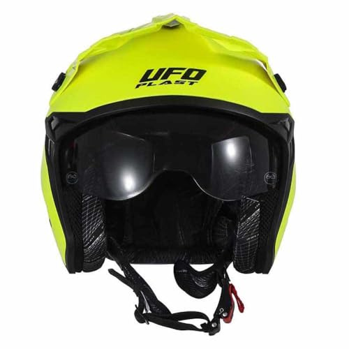 UFO PLAST SHERATAN Jet Helm Neongelb M