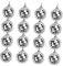Cabilock Hängende Weihnachtsbaumschmuck 12pcs Weihnachtskugeln Spiegel Festliche Sets
