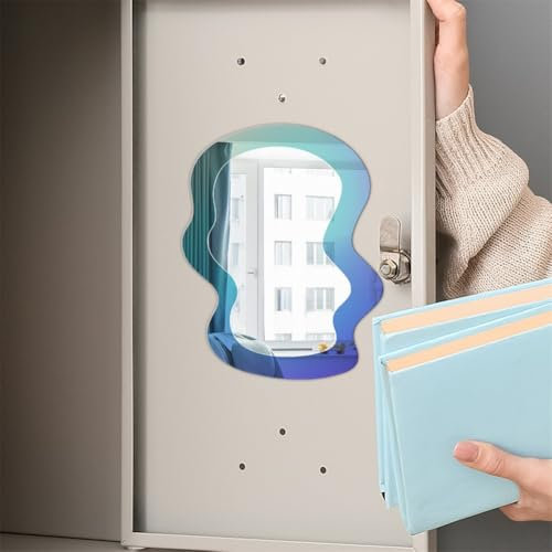 Magnetischer Spind, Dekorationsspiegel für Küchen, Schlafsäle, Badezimmer, Schulspinde, Schubladen, Kühlschränke, Werkstatt-Kits, Schränke (B)