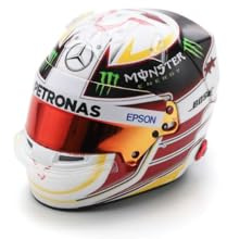 F1 1/5 Scale Mini Helm Lewis Hamilton 2015 Weltmeister USA GP Special Edition mit Displaybox