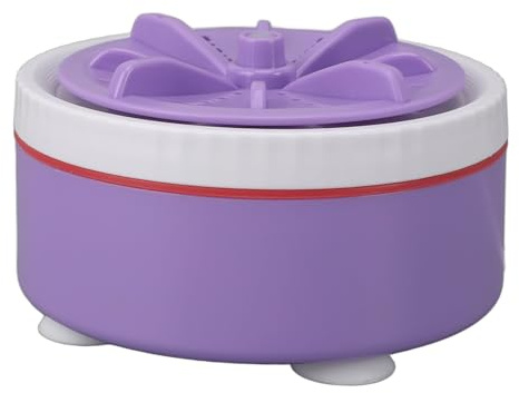TOPINCN Mini-Turbo-Waschmaschine, 11L Hochkapazitätsklappbare Automatische Mini-Waschmaschine, Ultraschall Leichter Turbowaschmaschine (Violett)