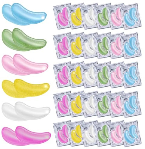 Augenpads, 30 Paare Gemischte Augenpads, Collagen Eye Patch, Augenpads Gegen Augenringe, Augenmaske Anti Aging, Augenpads für Geschwollene Augen, Gegen Falten, Tränensäcke, Puffiness