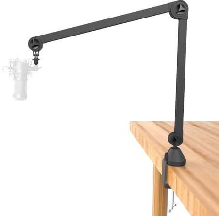 Desktop -Mikrofonarm, Desktop -Mikrofonständer,Faltbarer Live -Broadcast -Boom Arm - Faltbarer Mikrofontischhalter zum Aufnehmen, Gesang, Videoanrufe, Besprechungen