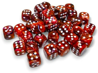 Chessex - Festive 12mm D6 Dice Block - Symphony