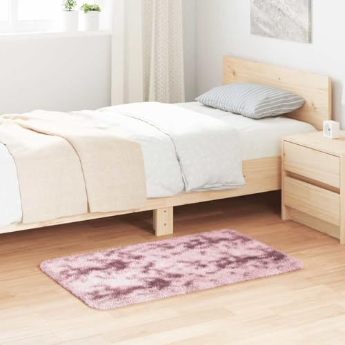 INLIFE Teppich Shaggy Hochflor NAVARRA Altrosa 60x100 cm Polyester,Heim & Garten,Dekoration,Teppiche,Rosa,0.58 KG,4102809