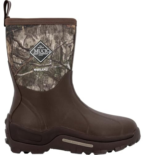 MUCK Men's Wetland 12 Mid Boot, Brown Realtree Apx, Size 11(M)