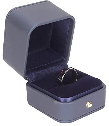 Miosugo Auto Smart Finger Schlüsselanhänger Smart Ring Schlüssel Keramik Ring Auto Smart Key Ersatz für Tesla Model 3/X/S/Y (Irisierendes Sternenlicht)