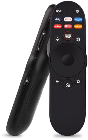 【Sprachfernbedienung für Vizio TV】XRT270 Remote Ersatz für Vizio SmartCast D/P/M/V-Serie FHD 4K Quantum Pro Fernseher mit Sling, Netflix, Prime Video, Redbox, IHeart Radio und Crackle Keys