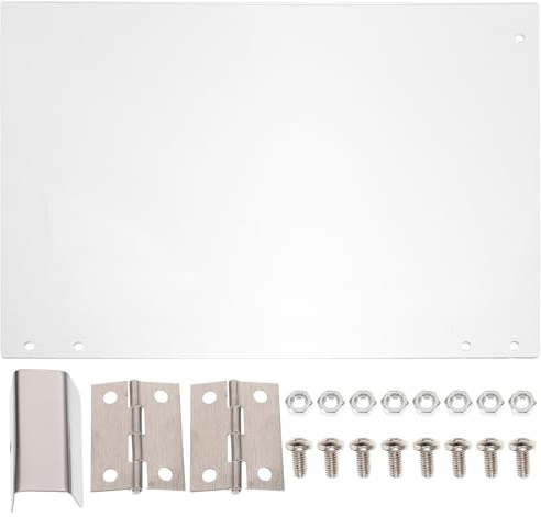CALLARON Popcorn Machine Doors Replacement Popcorn Machine Baffle Pvc Door Panel Precision Machined Plastic Protector for Shop and Daily Life Use