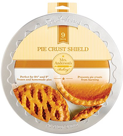 Mrs. Anderson's Baking Pie Crust Protector Shield, Fits Most 9-Inch Pie Plates