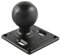 RAM 3 5/8 SQ 75 MIL. VESA BASE W/BALL