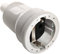 as - Schwabe PVC Kupplung - Schutzkontaktkupplung mit doppeltem Schutzkontakt - Anschluss Leitungen bis max. 1,5mm² - 230V - 16A - IP20 - Grau, 62223