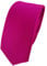 TigerTie Herren Krawatte 6 cm schmale Satin Tie in magenta einfarbig uni Business, festliche Veranstaltungen und Freizeit
