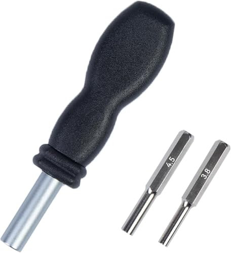 Link-e ® : Schraubendreher/Schraubenzieher Mit Zwei Bits (3,8 & 4,5mm) Für Spielekonsole und Spielkassette Nintendo NES, Super Nintendo SNES, Nintendo 64 N64, Sega, Gameboy...