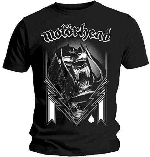 Motorhead Men's Animals 1987 Regular Fit Crew Neck Short Sleeve T - Shirt, Black (Black Black), Small