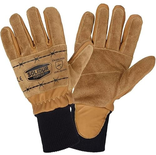 Paire de gants de protection adaptée pour le débardage Solidur GA01 taille 11